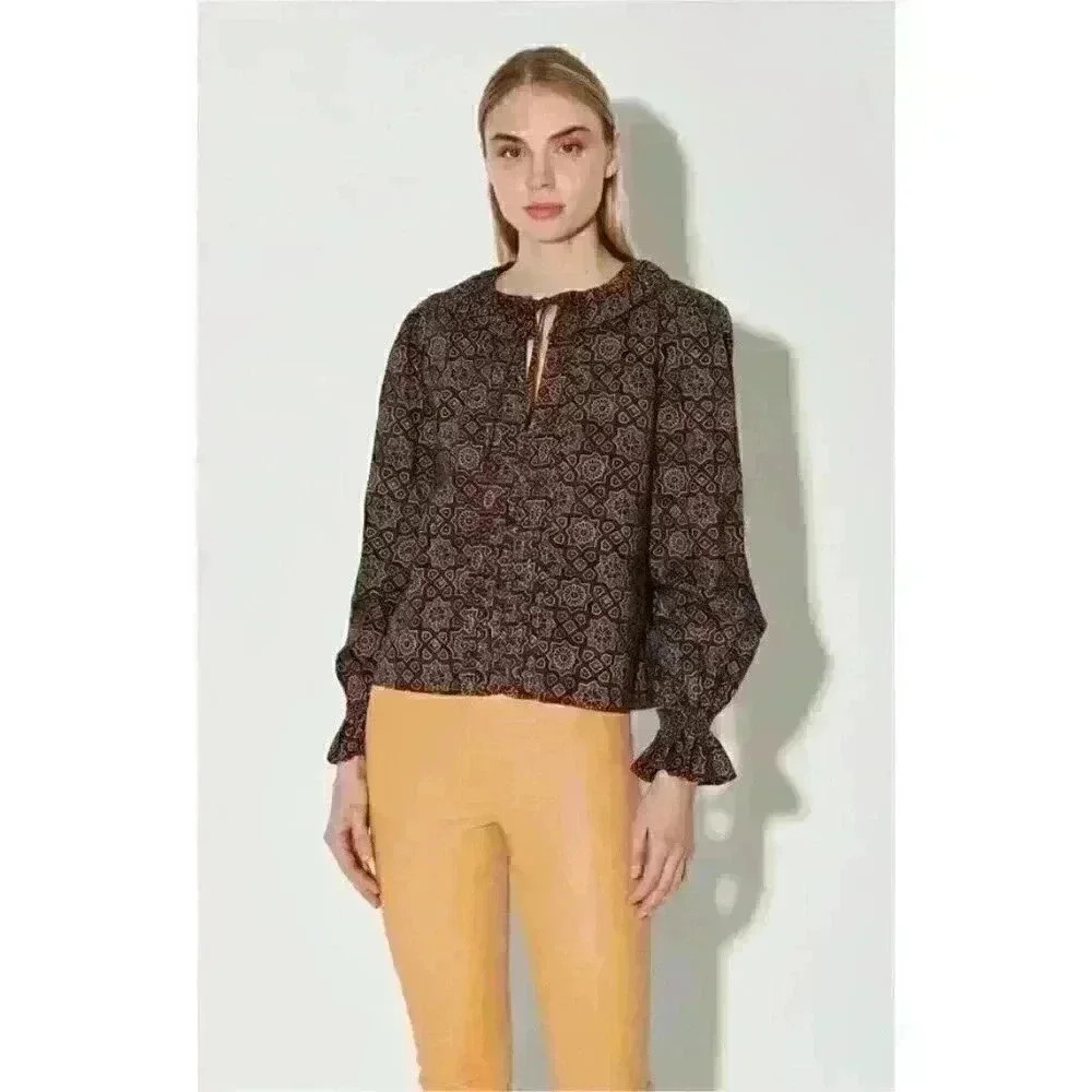 NEW! Walter Baker Women's L Cameron Mosaic Top NWT $168 - Picture 2 of 4